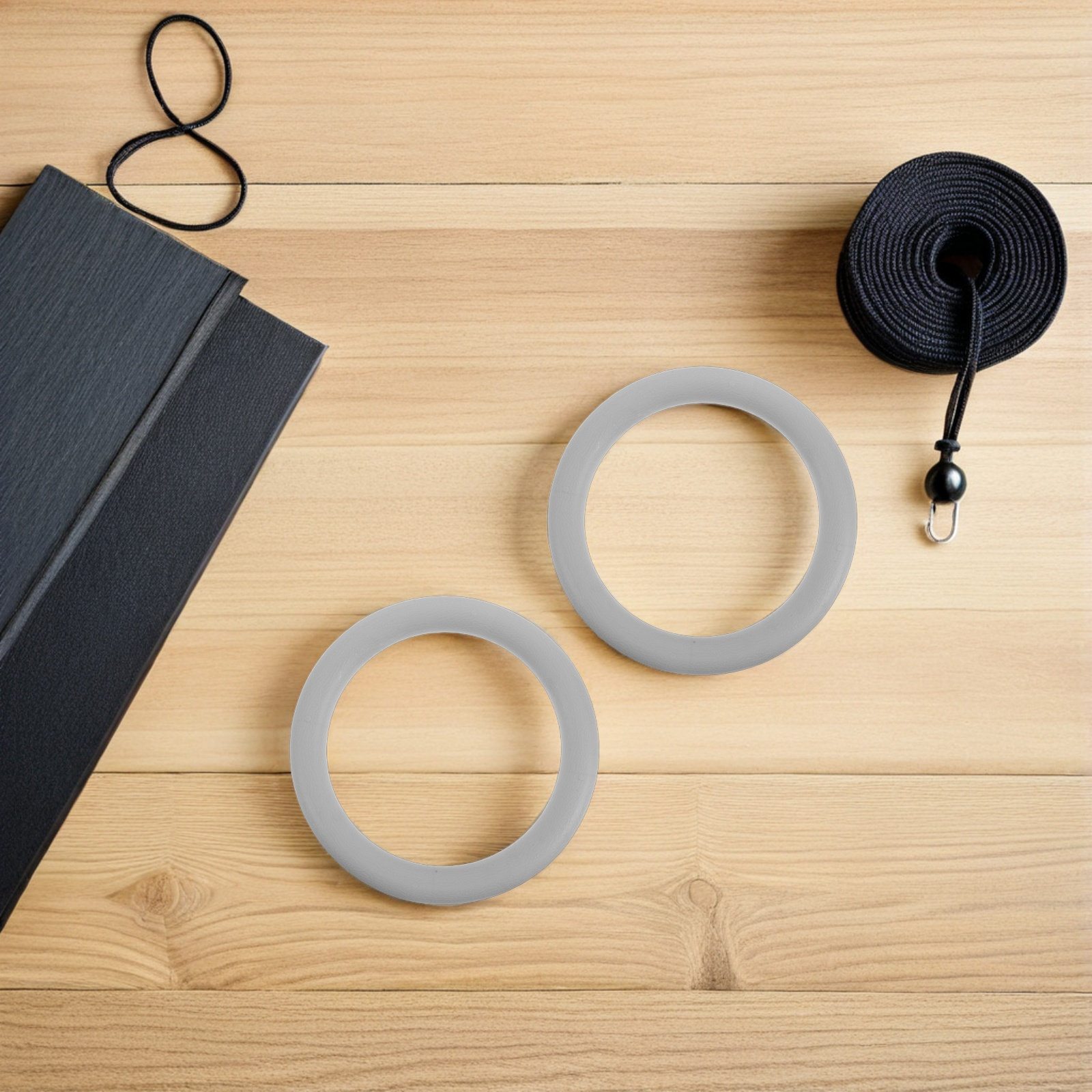 Gymnastic Ring - قطعتان من حلقات الجمباز، حلقات للتدريب