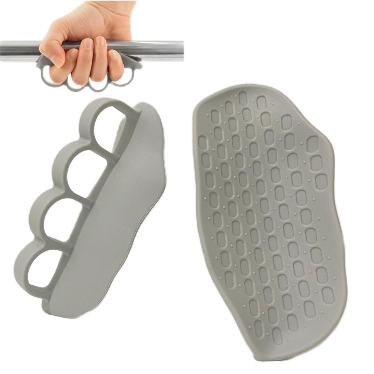 Weightlifting Gloves - قفازات مطاطية محسنة مضادة للانزلاق لرفع