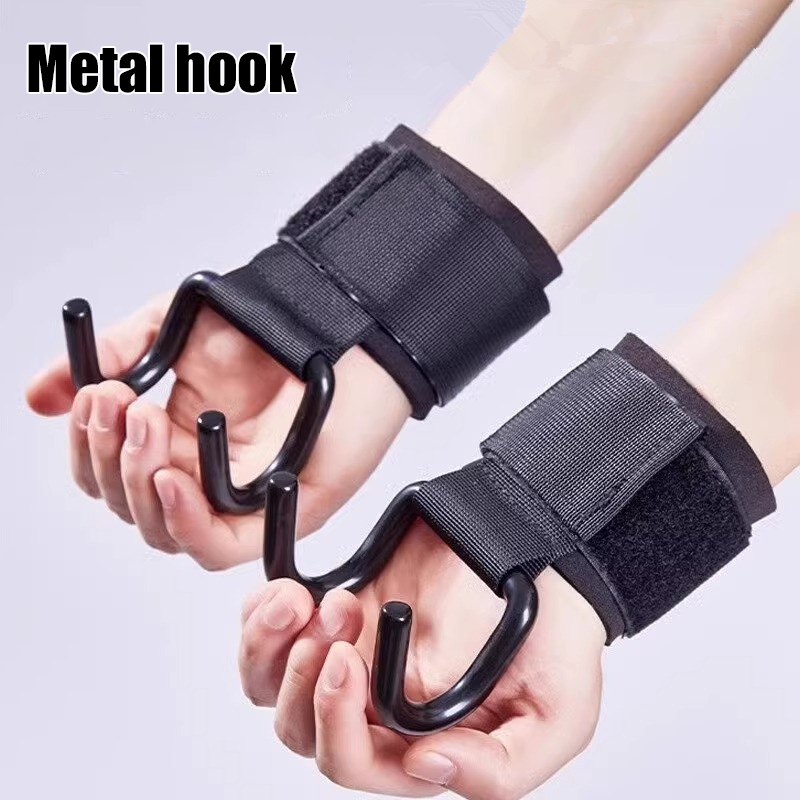 【F】قطعتان من خطافات رفع الأثقا - مراجعة Weightlifting Gloves وسعره