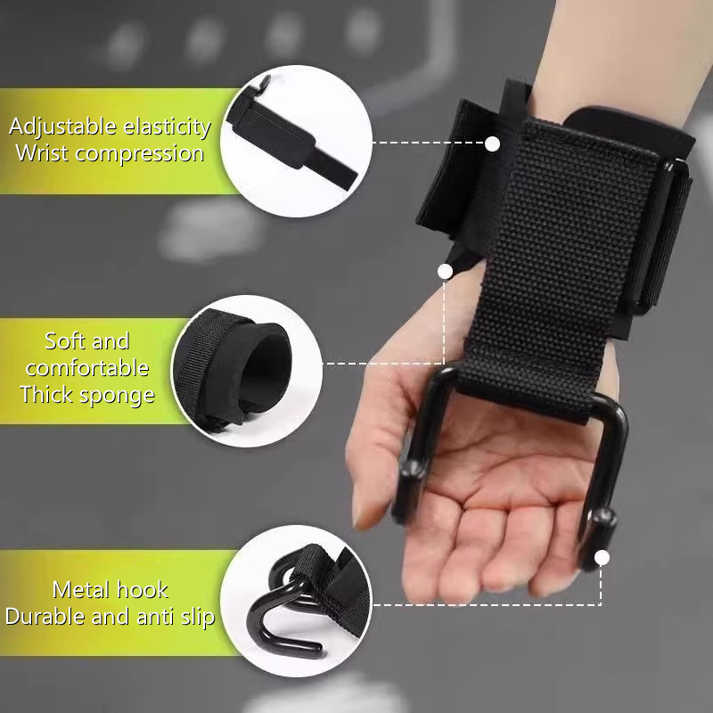 【F】قطعتان من خطافات رفع الأثقا - مراجعة Weightlifting Gloves وسعره