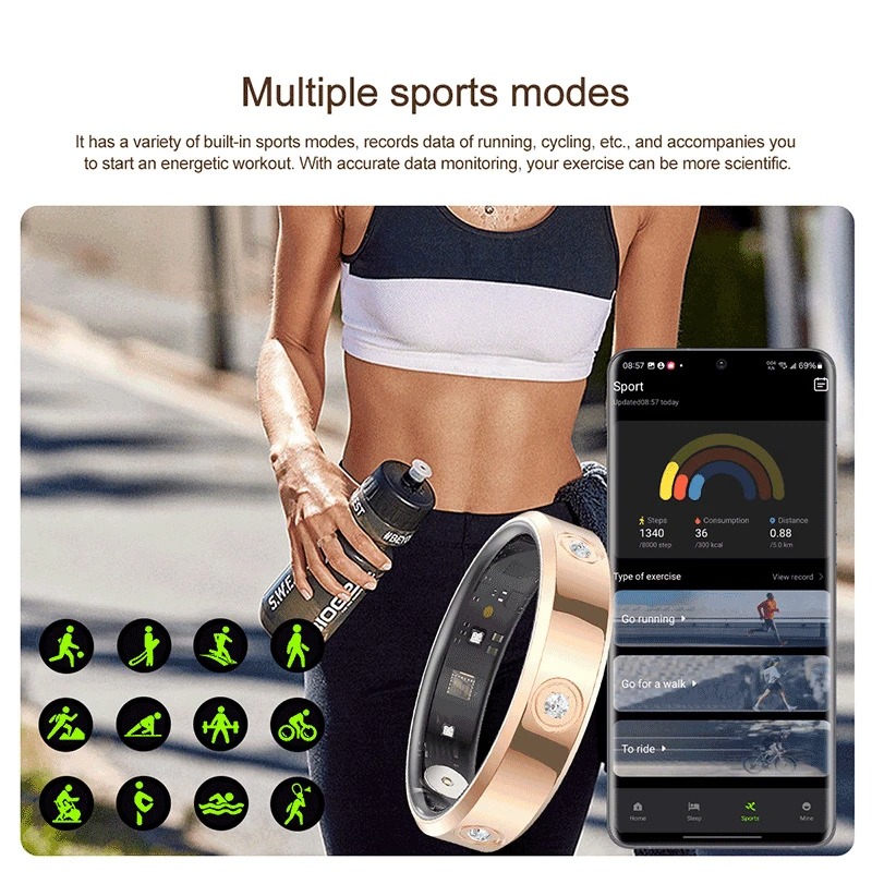 ل Xiaomi الذكية الدائري النساء - مراجعة Gymnastic Ring وسعره