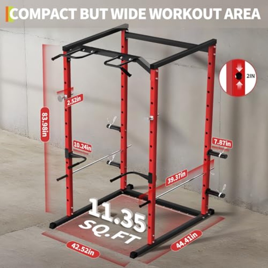 قفص تمارين قوي مع قضيب سحب، رف - مراجعة Pull Up Bar وسعره