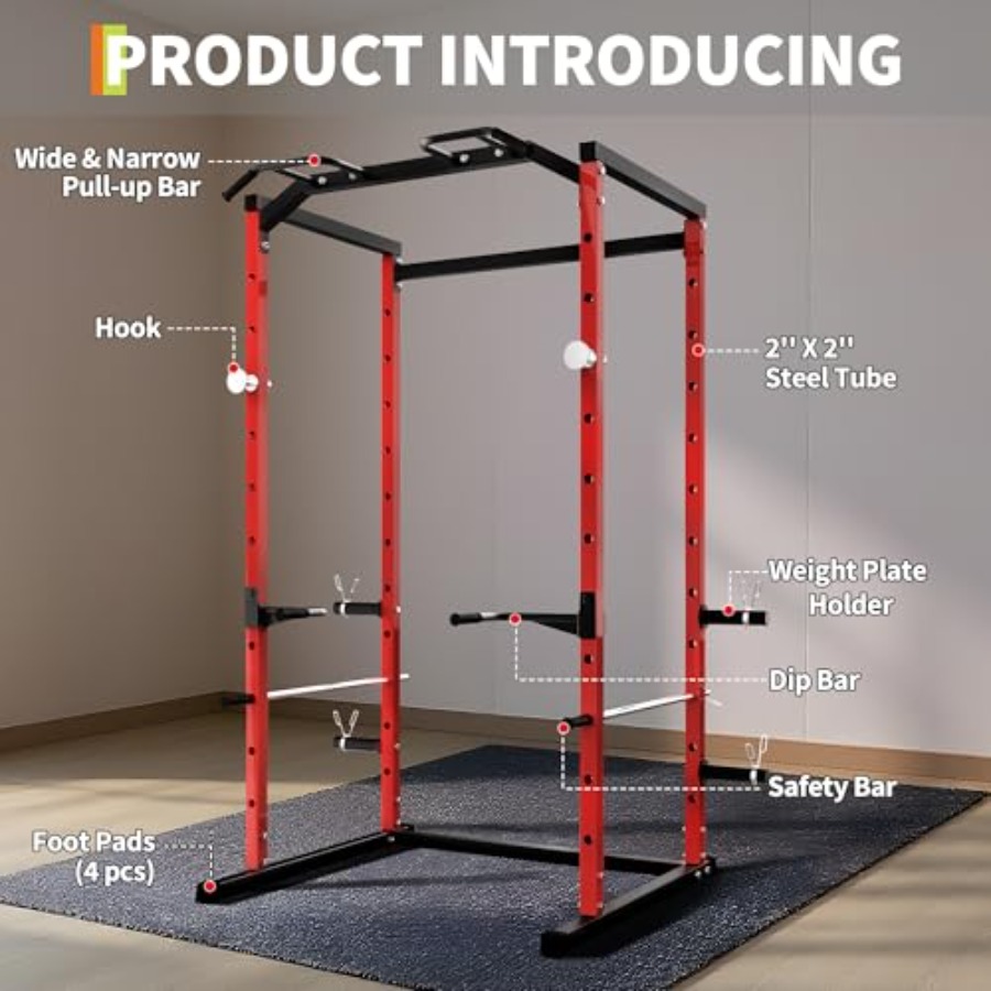 قفص تمارين قوي مع قضيب سحب، رف - مراجعة Pull Up Bar وسعره