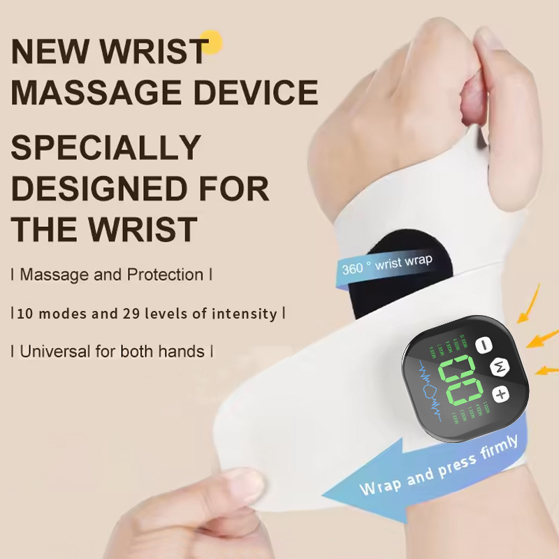 EMS الكهربائية اليد المعصم مدل - مراجعة Wrist Wraps وسعره