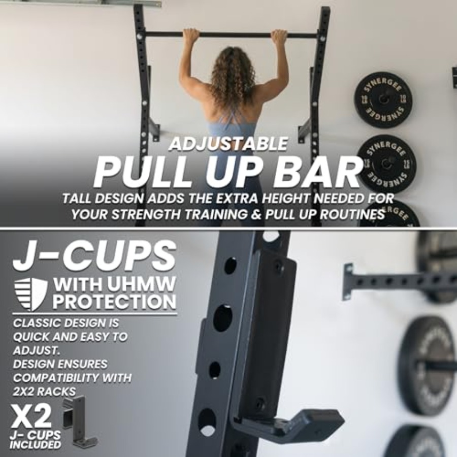 حامل سكوات مثبت على الحائط للا - مراجعة Pull Up Bar وسعره