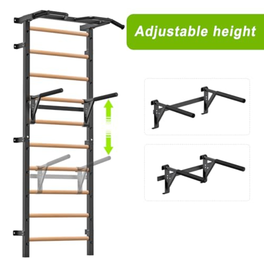 عارضة جدارية للجمباز 2x2، سلم  - مراجعة Pull Up Bar وسعره