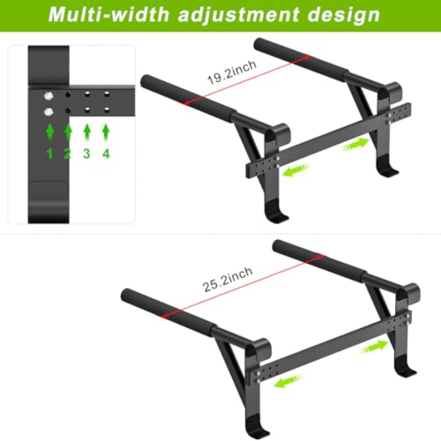 عارضة جدارية للجمباز 2x2، سلم  - مراجعة Pull Up Bar وسعره
