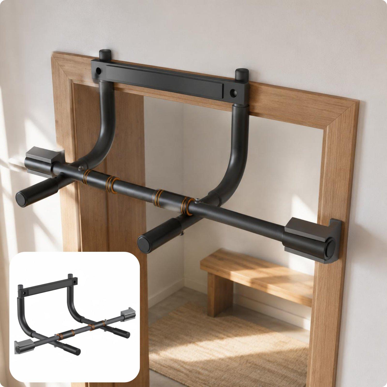 قضيب سحب للباب بدون معدات تمار - مراجعة Pull Up Bar وسعره