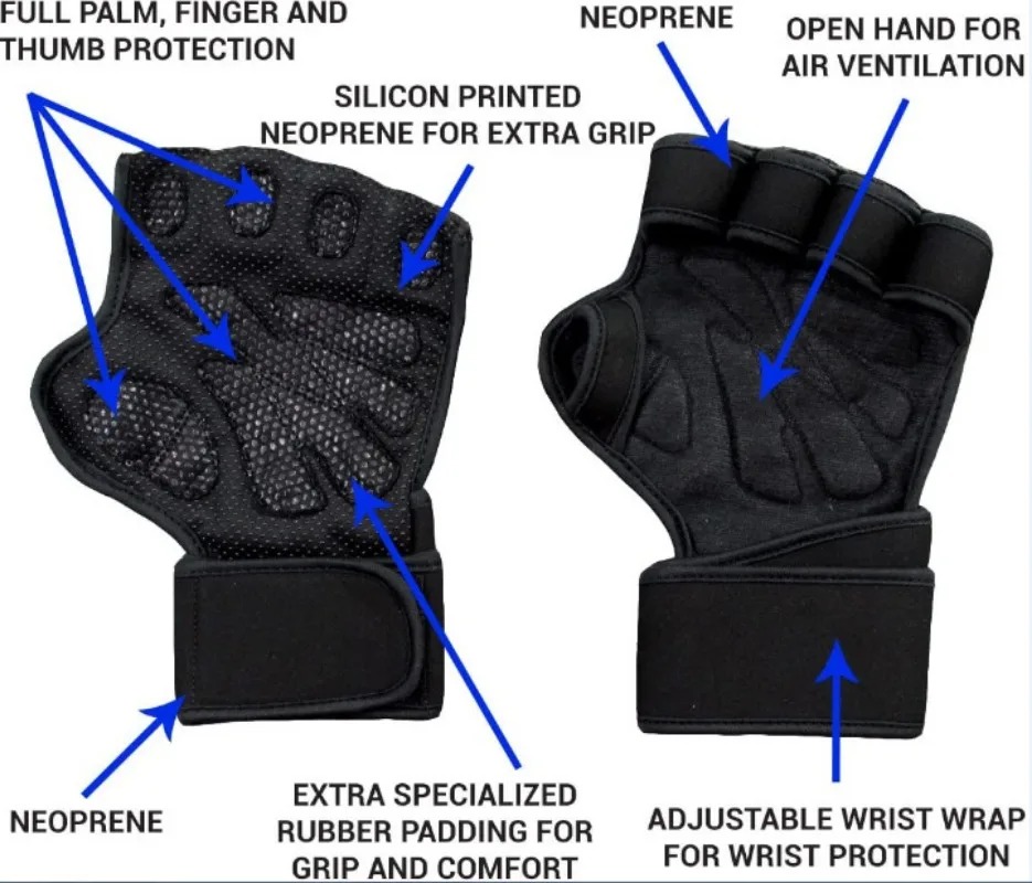 قفازات للياقة البدنية للرجال و - مراجعة Weightlifting Gloves وسعره