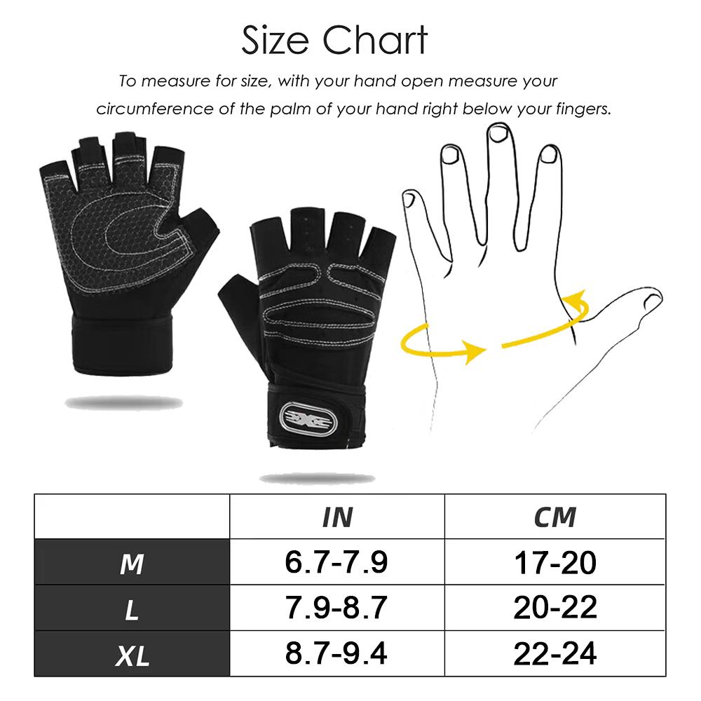 قفازات الصالة الرياضية اللياقة - مراجعة Weightlifting Gloves وسعره