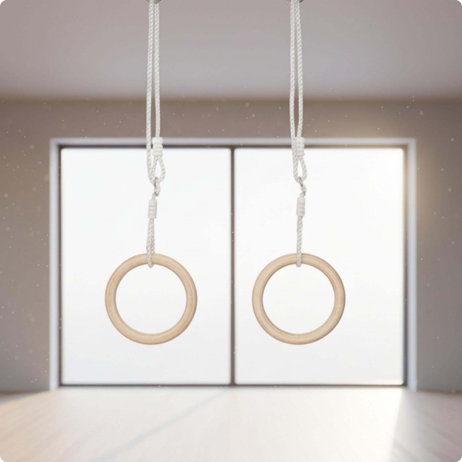 حلقات جمباز قابلة للتعديل للأط - مراجعة Gymnastic Ring وسعره