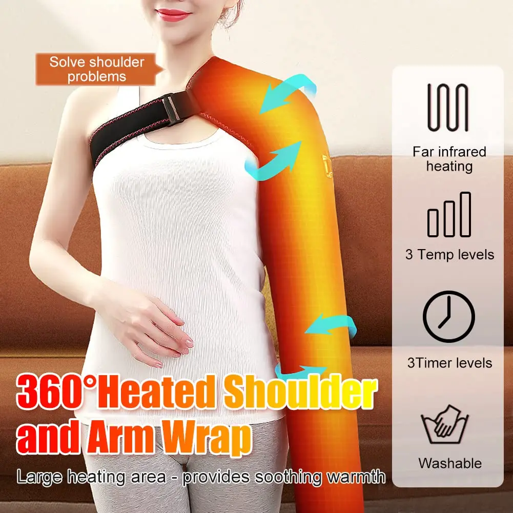 دعامة تدفئة كهربائية للذراع ال - مراجعة Wrist Wraps وسعره