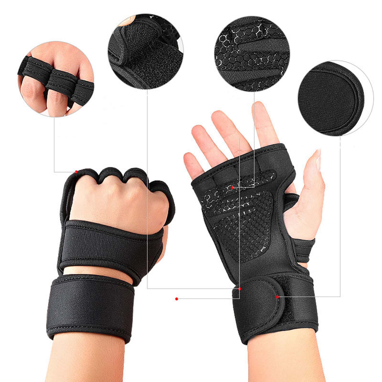 زوج واحد من قفازات ركوب الدراج - مراجعة Weightlifting Gloves وسعره