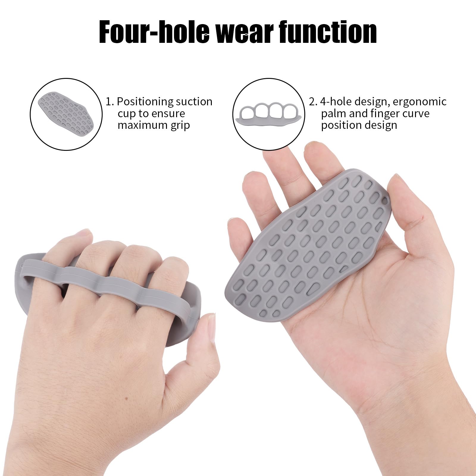 قفازات مطاطية محسنة مضادة للان - مراجعة Weightlifting Gloves وسعره