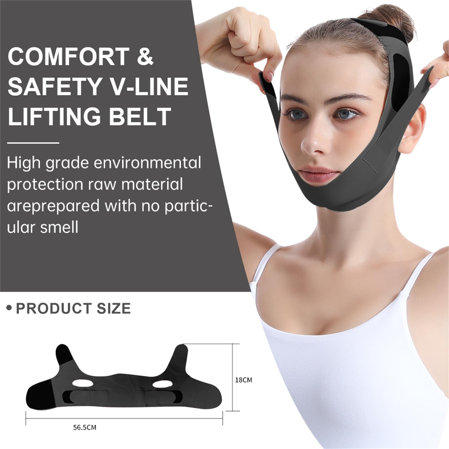 شريط شد الوجه حزام الذقن للنوم - مراجعة Lifting Belt وسعره