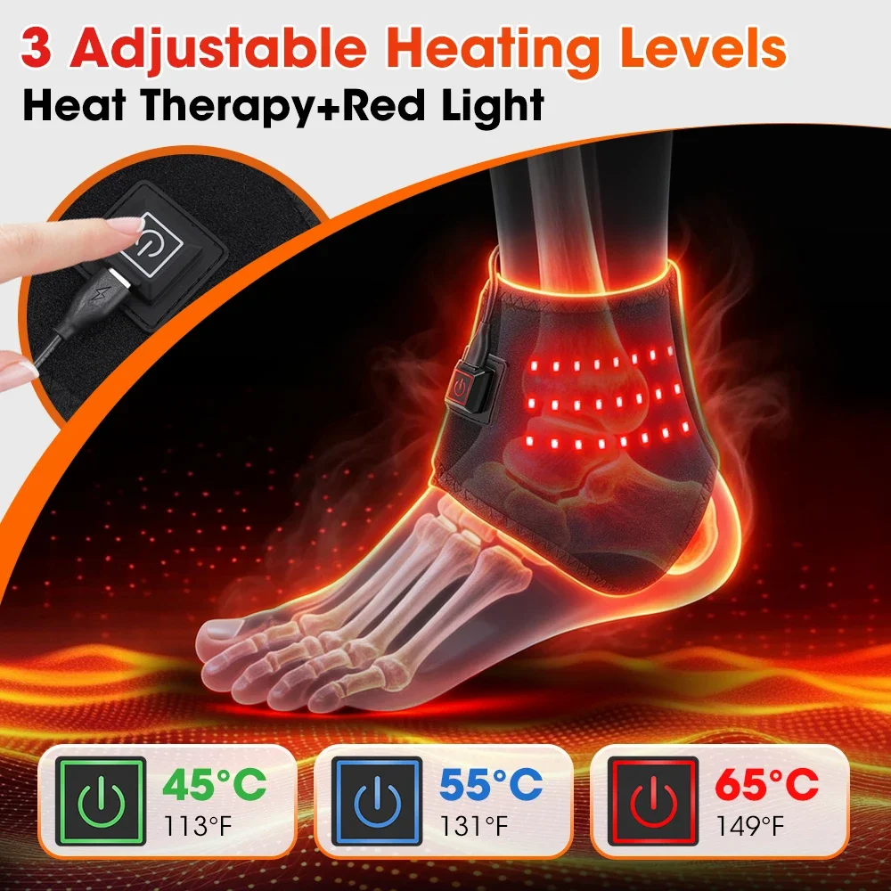 لفافة تدفئة للكاحل مع ضوء أحمر - مراجعة Wrist Wraps وسعره