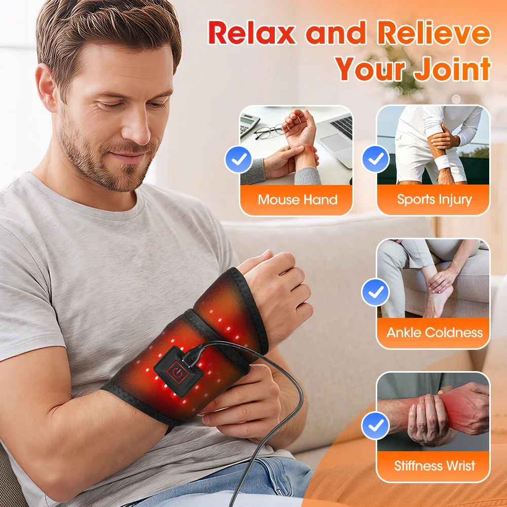 لفافة تدفئة للكاحل مع ضوء أحمر - مراجعة Wrist Wraps وسعره