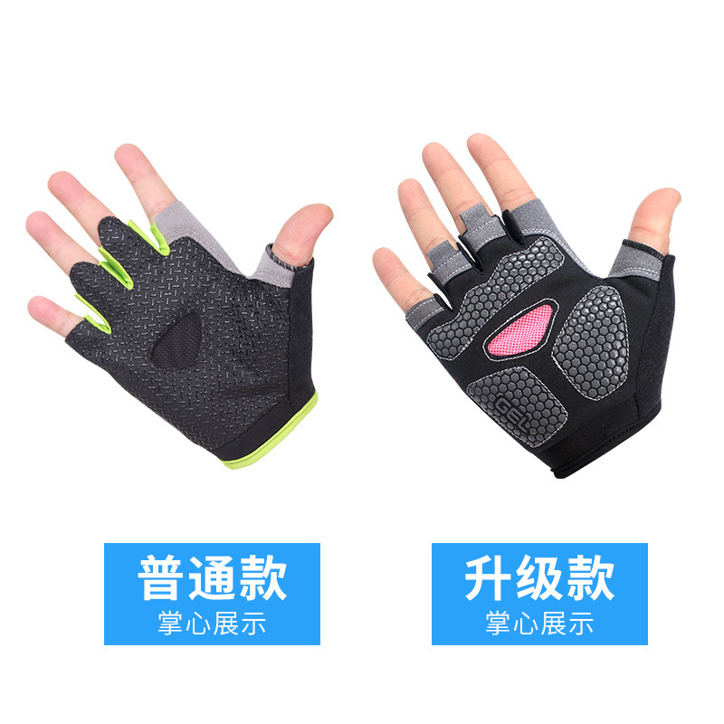 تنفس نصف اصبع قفازات رياضية لل - مراجعة Weightlifting Gloves وسعره